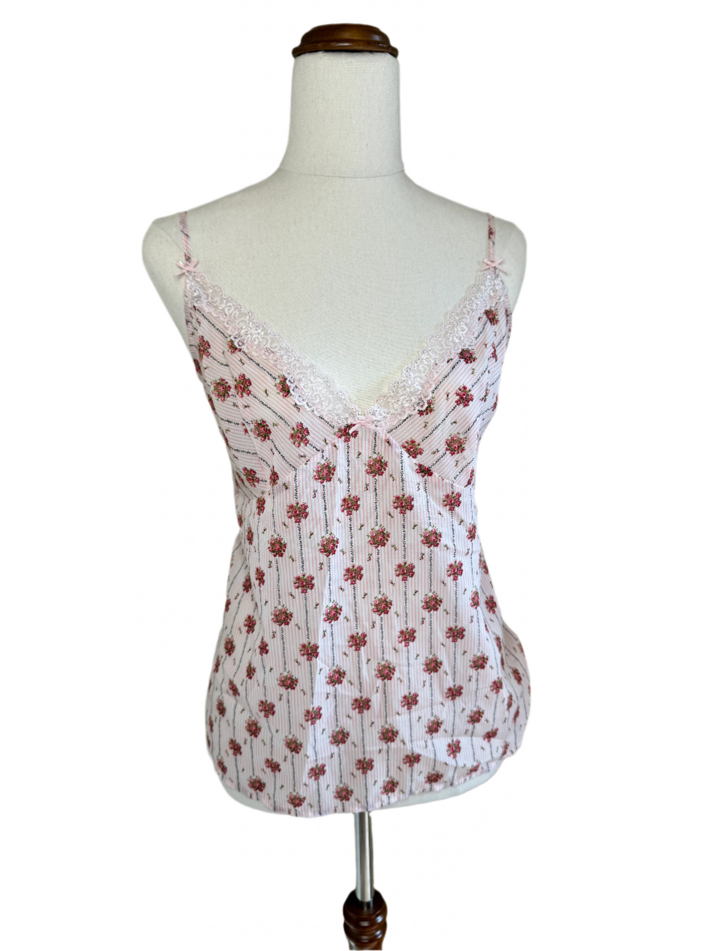 Wild Hearts Floral Mesh Singlet