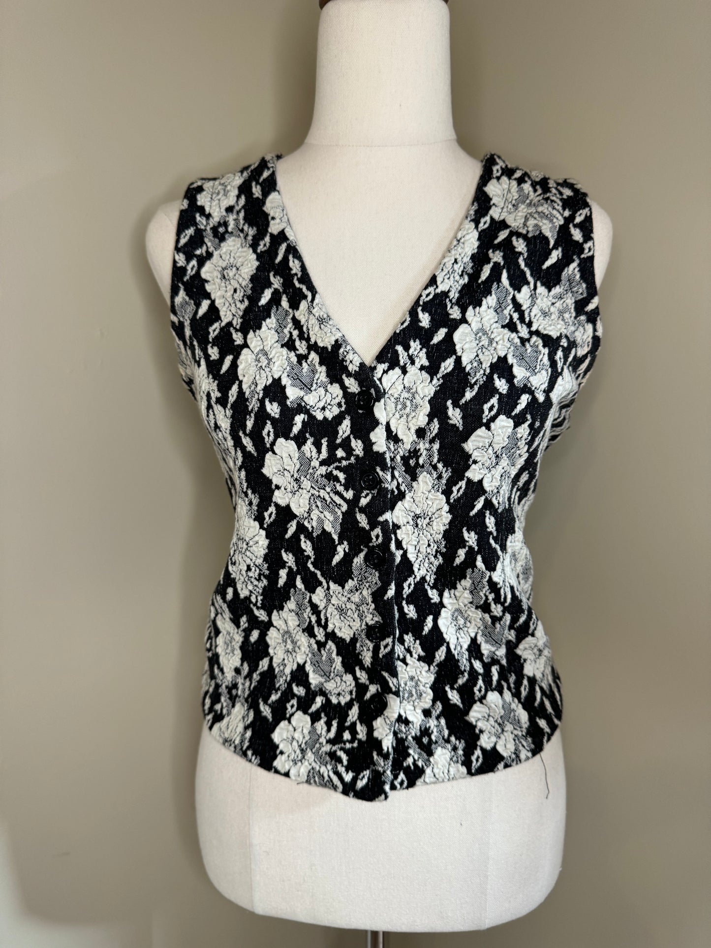 Trent Nathan Floral Vest