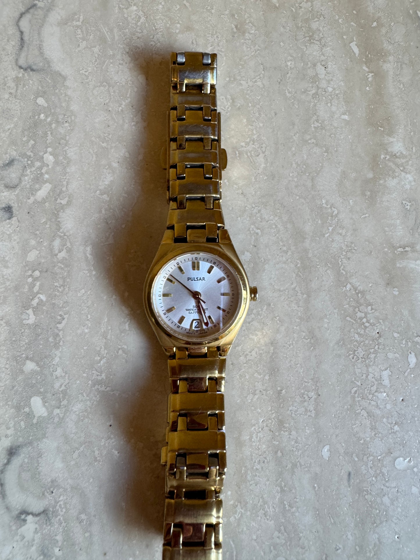 Vintage Yellow Gold Pulsar Watch