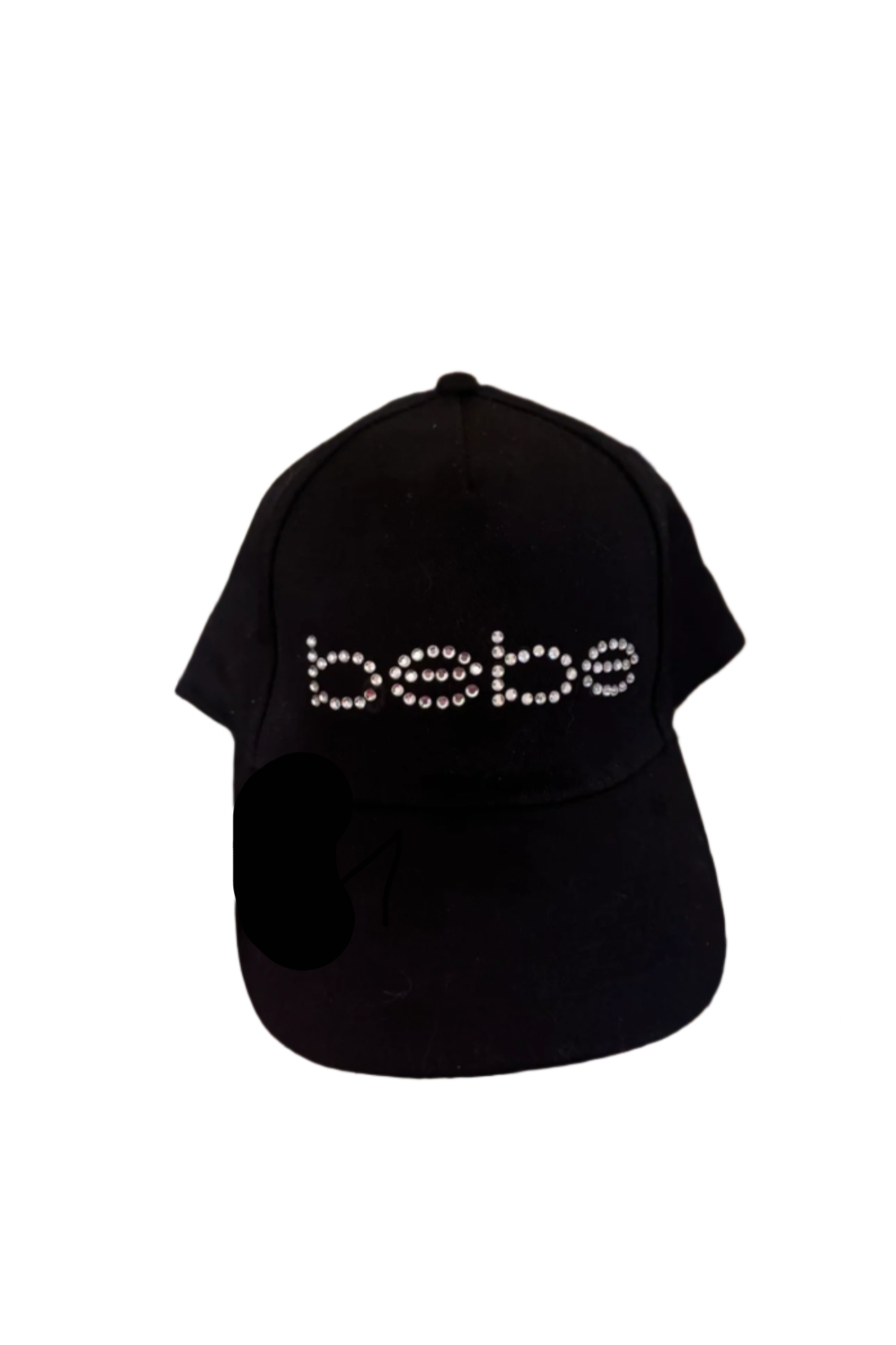 bebe y2k rhinestone cap