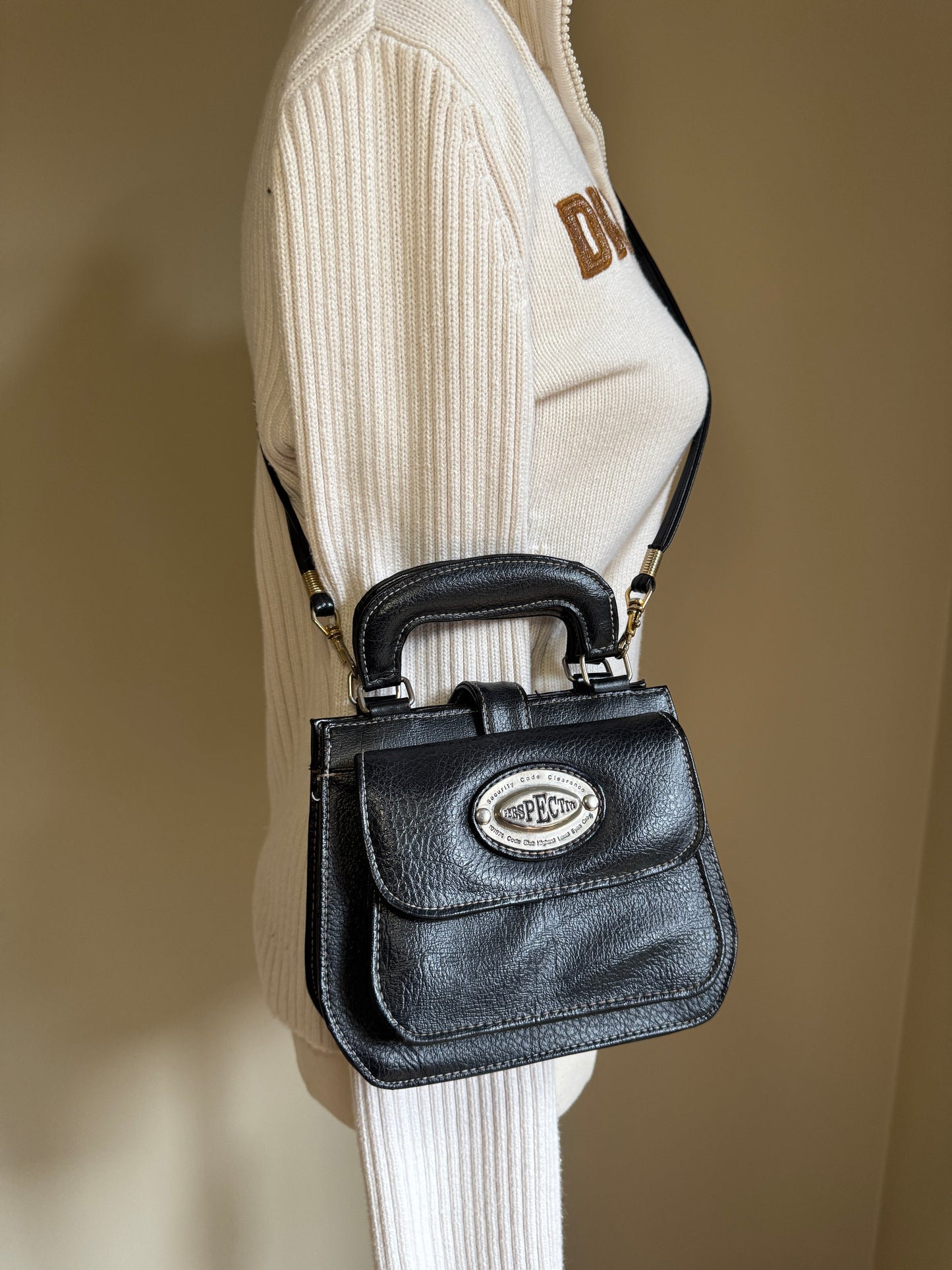Rare Vintage 90's Perspective Cross Body Bag