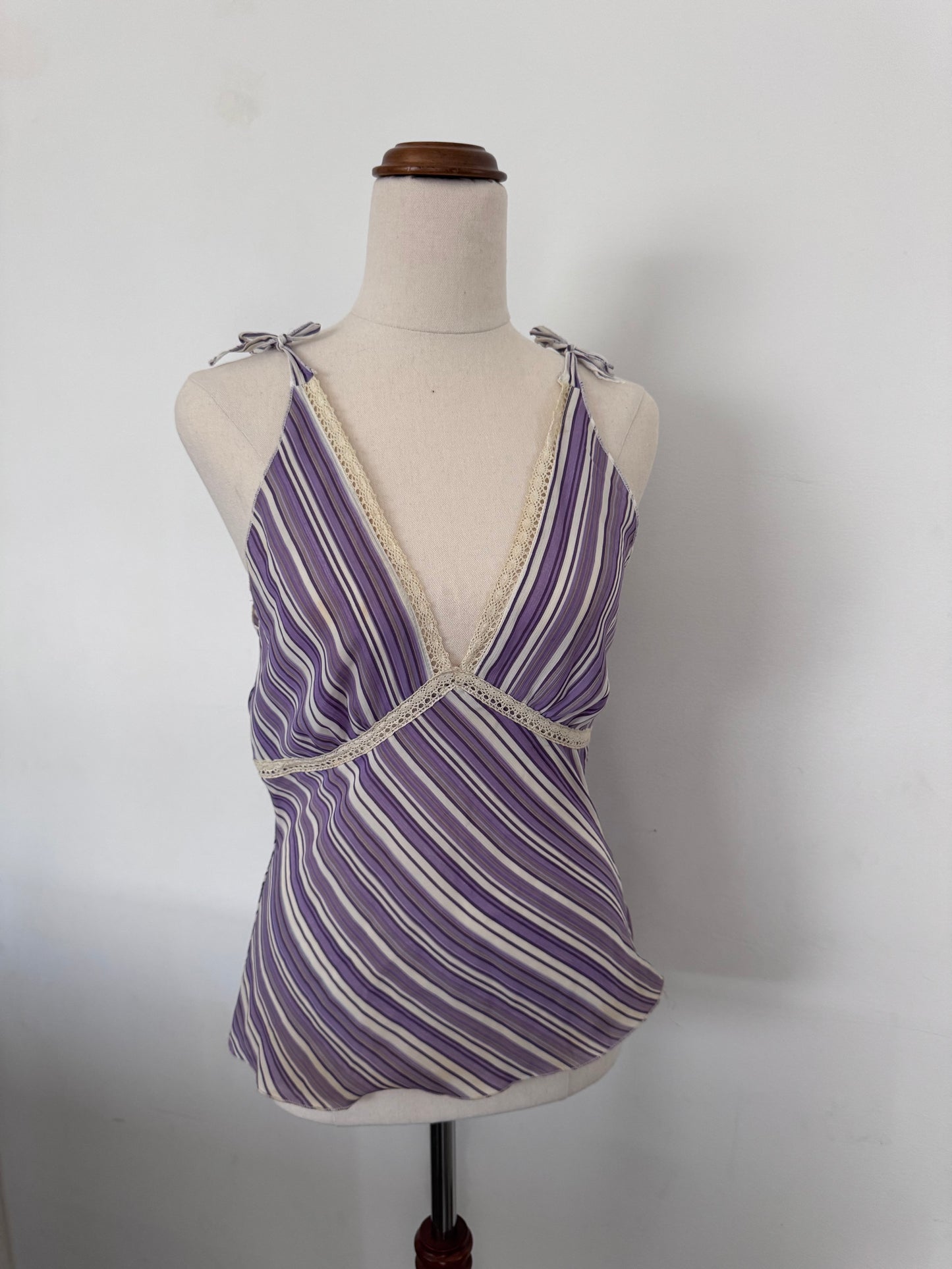 Vintage Y2K Sunny Girl Striped Camisole