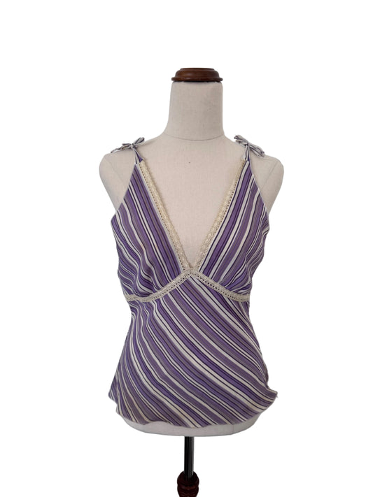 Vintage Y2K Sunny Girl Striped Camisole