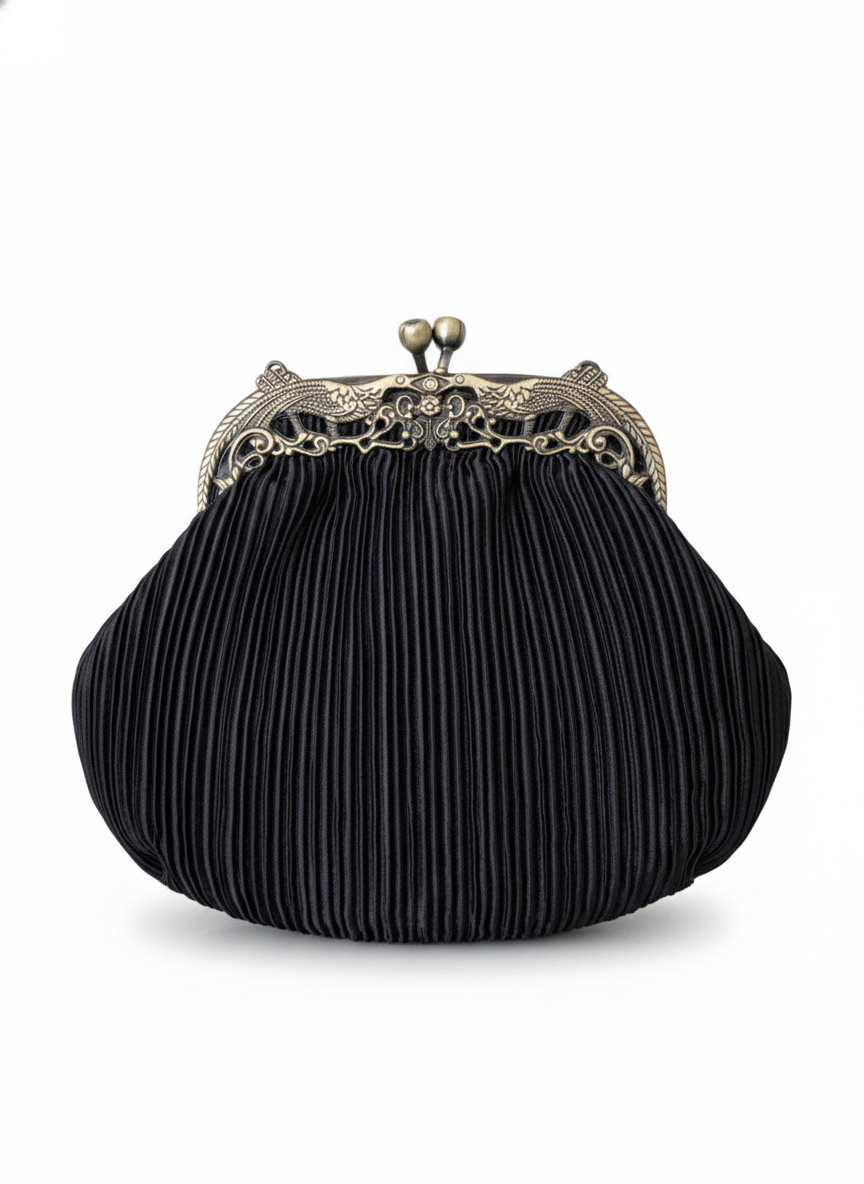 Vintage 60’s Pleated Evening Bag
