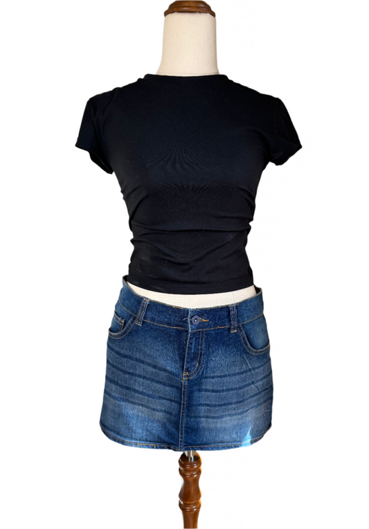 Orange & Happy Low Rise Mini Skirt