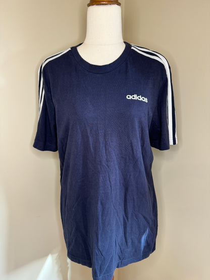 Y2k Navy Adidas T-Shirt