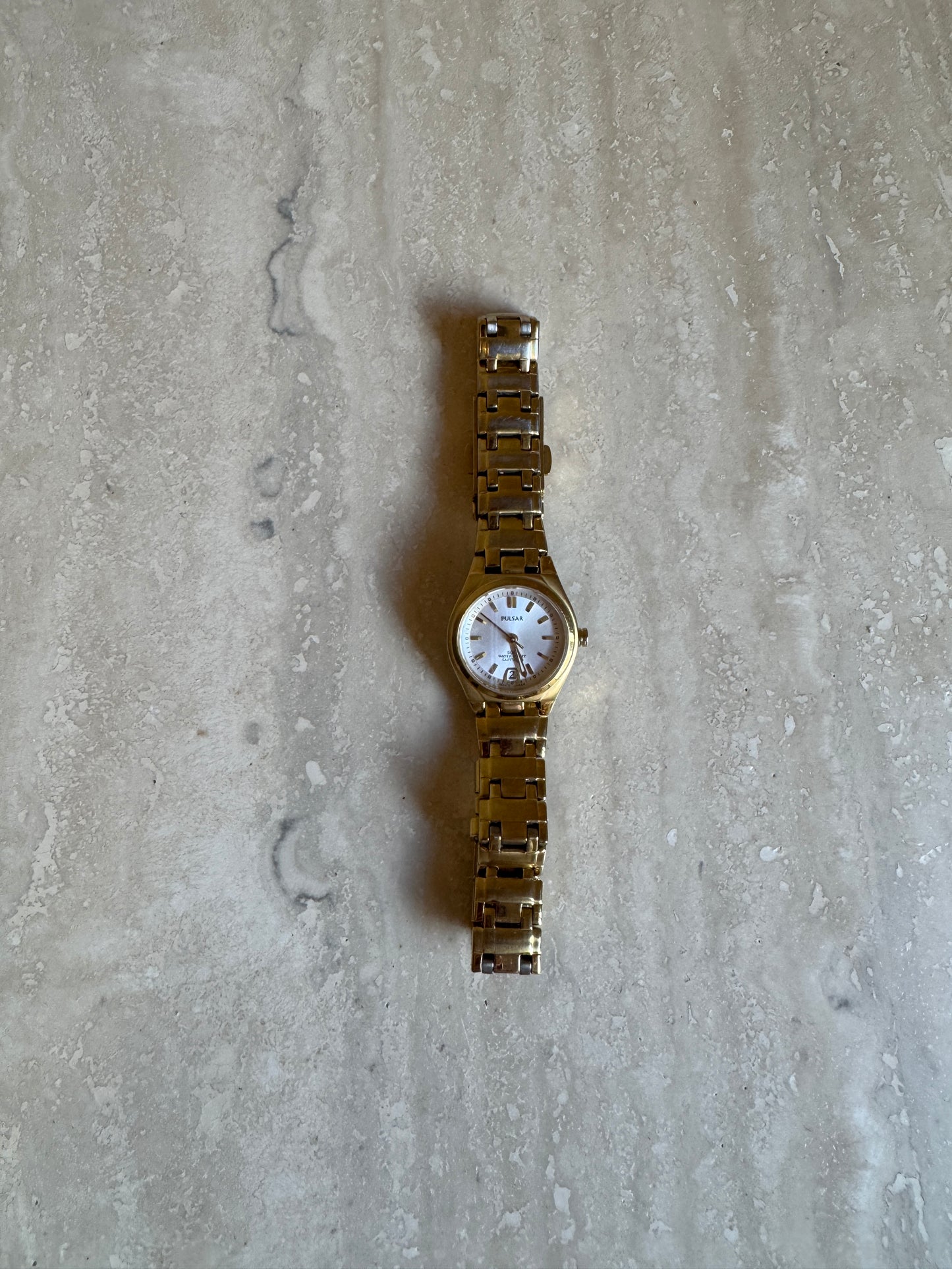 Vintage Yellow Gold Pulsar Watch