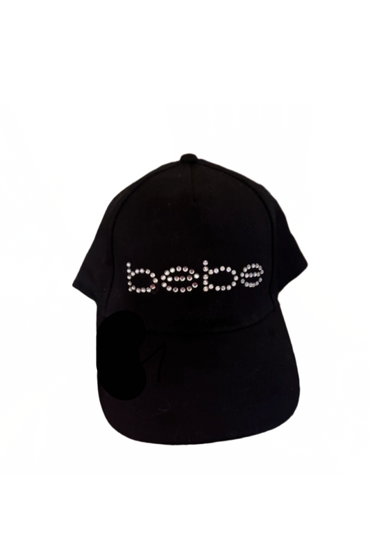 bebe y2k rhinestone cap