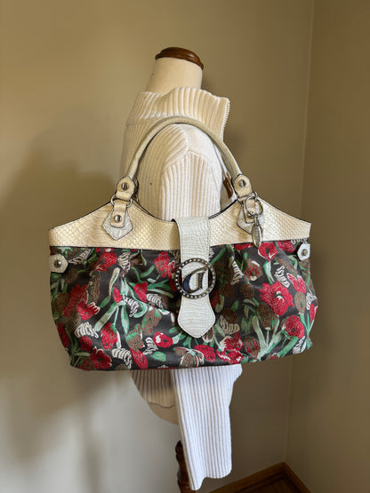 Vintage Floral Guess Shoulder Bag